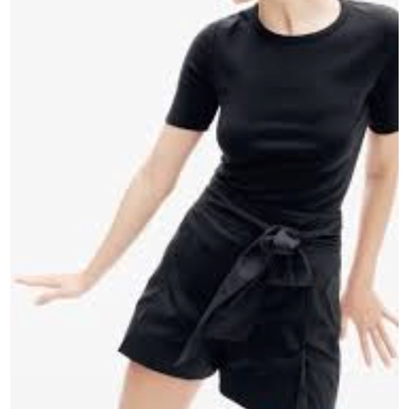 j crew tie waist shorts